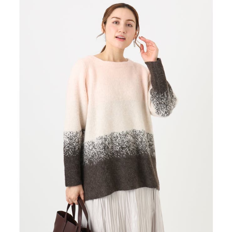 【大きいサイズ】グラデーションシャギーニット | eur3 | 詳細画像7 