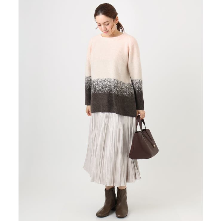 【大きいサイズ】グラデーションシャギーニット | eur3 | 詳細画像8 