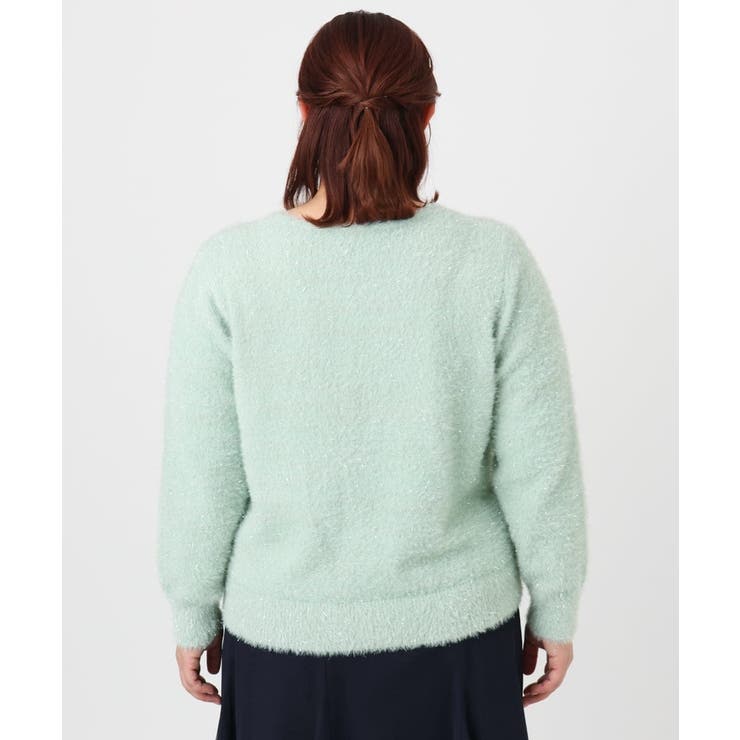 【大きいサイズ】キラキラシャギーニット | eur3 | 詳細画像5 