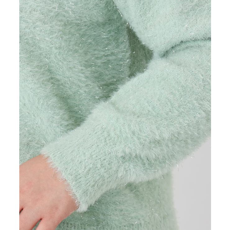 【大きいサイズ】キラキラシャギーニット | eur3 | 詳細画像7 