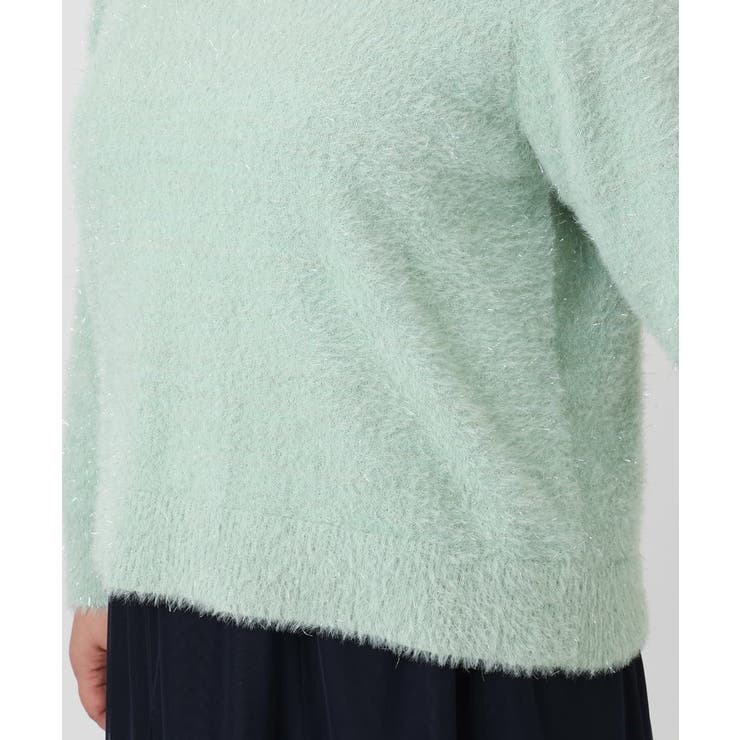 【大きいサイズ】キラキラシャギーニット | eur3 | 詳細画像8 