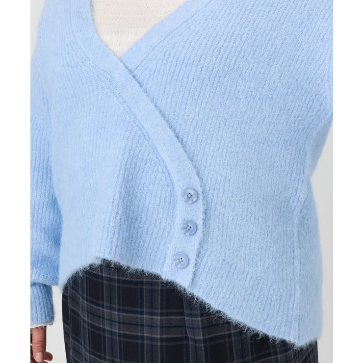 【大きいサイズ/a.v.v×eur3】カシュクール風ニット | eur3 | 詳細画像18 