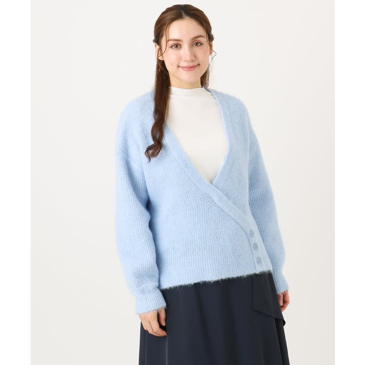 【大きいサイズ/a.v.v×eur3】カシュクール風ニット | eur3 | 詳細画像2 