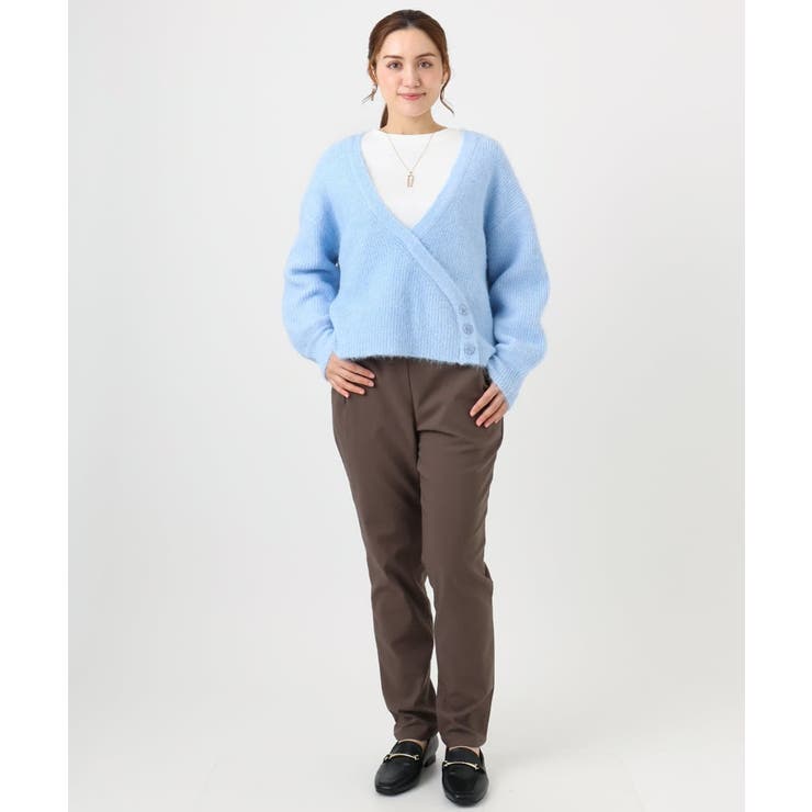 【大きいサイズ/a.v.v×eur3】カシュクール風ニット | eur3 | 詳細画像8 