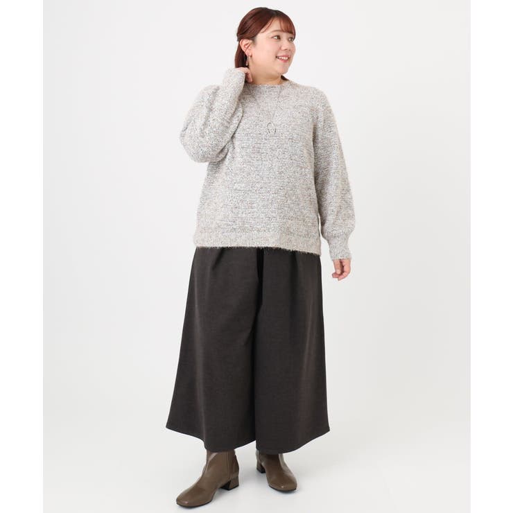 【大きいサイズ】ミックスヤーンニット | eur3 | 詳細画像11 