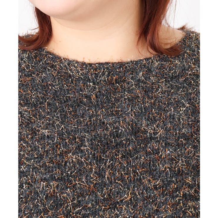 【大きいサイズ】ミックスヤーンニット | eur3 | 詳細画像16 