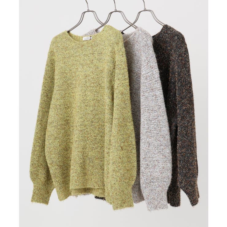 【大きいサイズ】ミックスヤーンニット | eur3 | 詳細画像23 