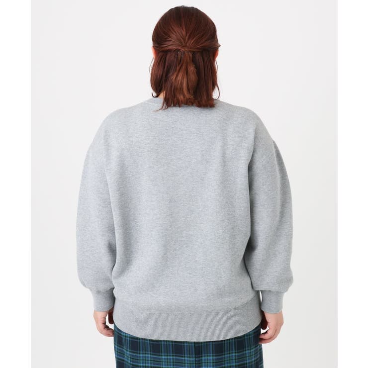 【大きいサイズ】ロゴスウェットライクニット | eur3 | 詳細画像14 