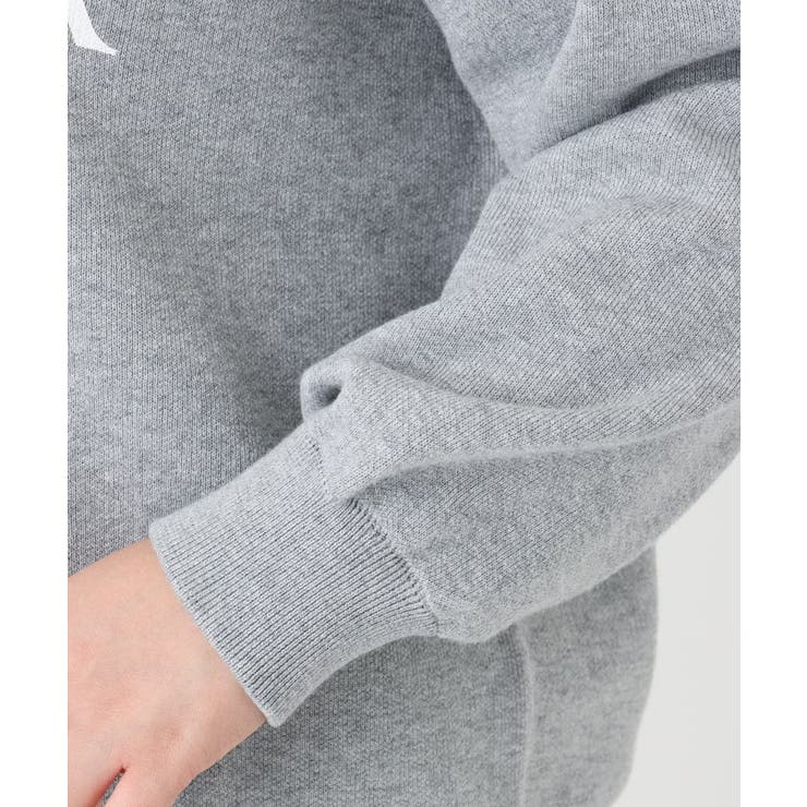 【大きいサイズ】ロゴスウェットライクニット | eur3 | 詳細画像16 