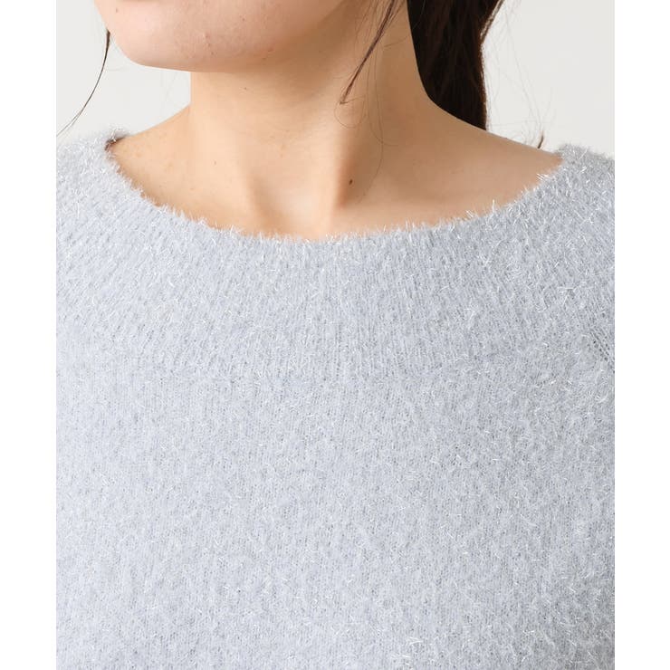 【大きいサイズ】きらきらシャギーニット | eur3 | 詳細画像9 