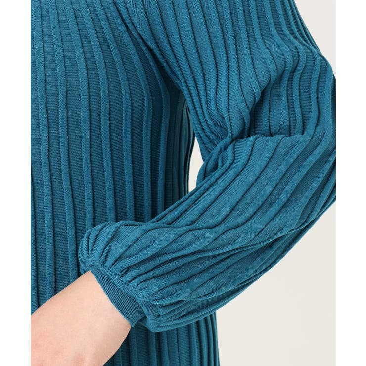 【大きいサイズ】パフスリーブプリーツ風ニット | eur3 | 詳細画像14 