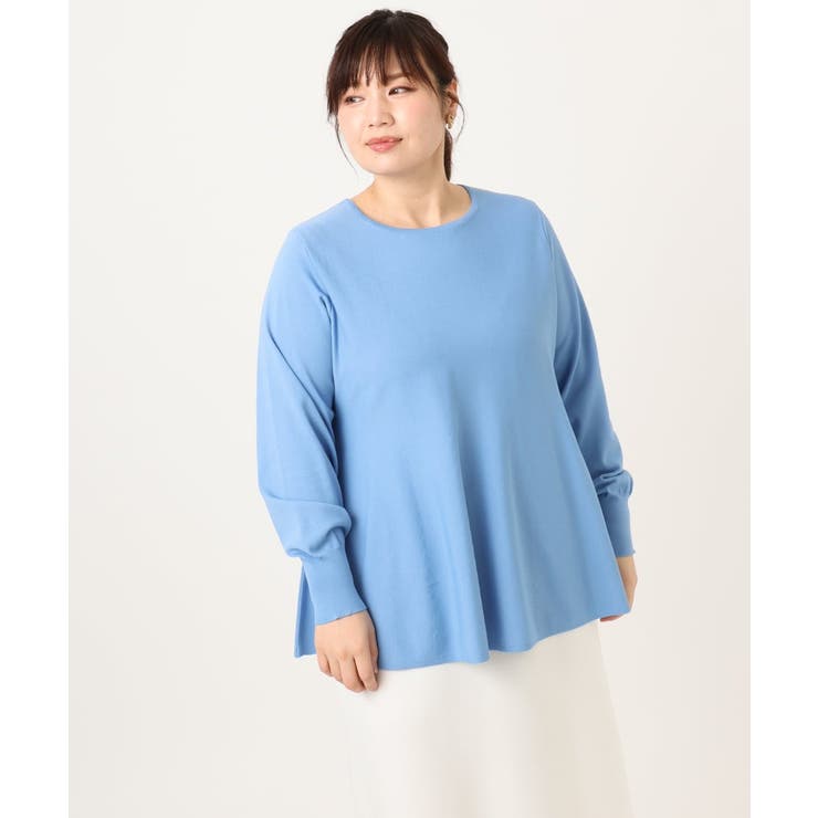 【大きいサイズ】ペプラムニット | eur3 | 詳細画像12 