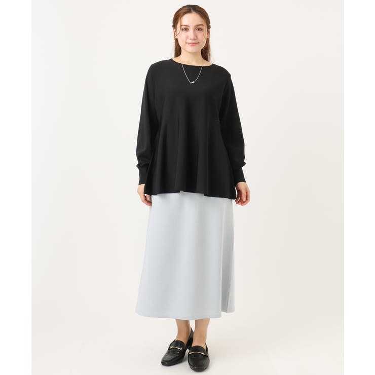 【大きいサイズ】ペプラムニット | eur3 | 詳細画像25 