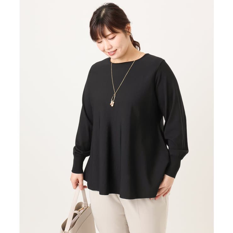 【大きいサイズ】ペプラムニット | eur3 | 詳細画像27 