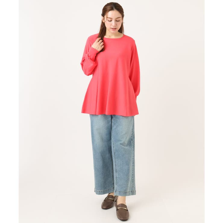 【大きいサイズ】ペプラムニット | eur3 | 詳細画像4 