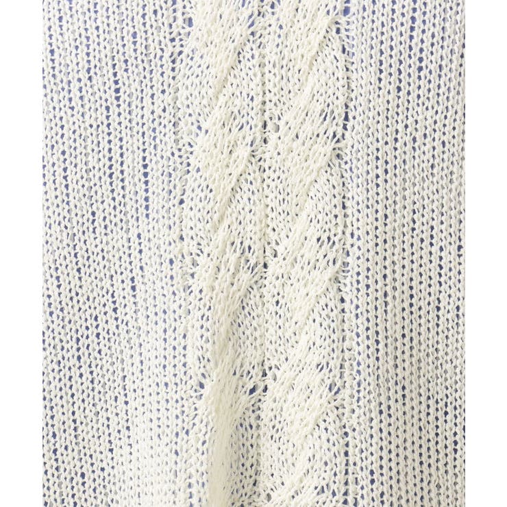 【大きいサイズ】テープヤーンニットベスト | eur3 | 詳細画像12 