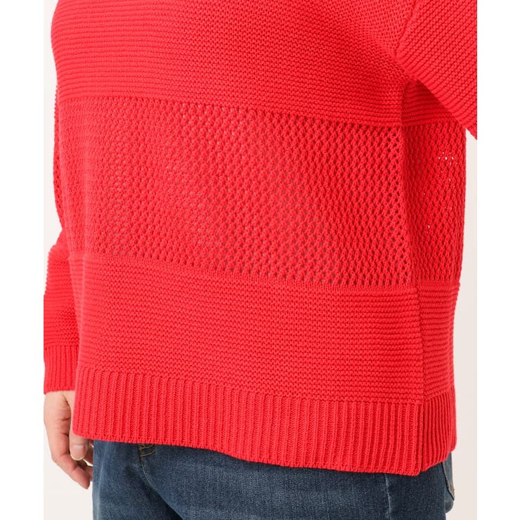 【大きいサイズ/a.v.v×eur3】メッシュニット | eur3 | 詳細画像11 