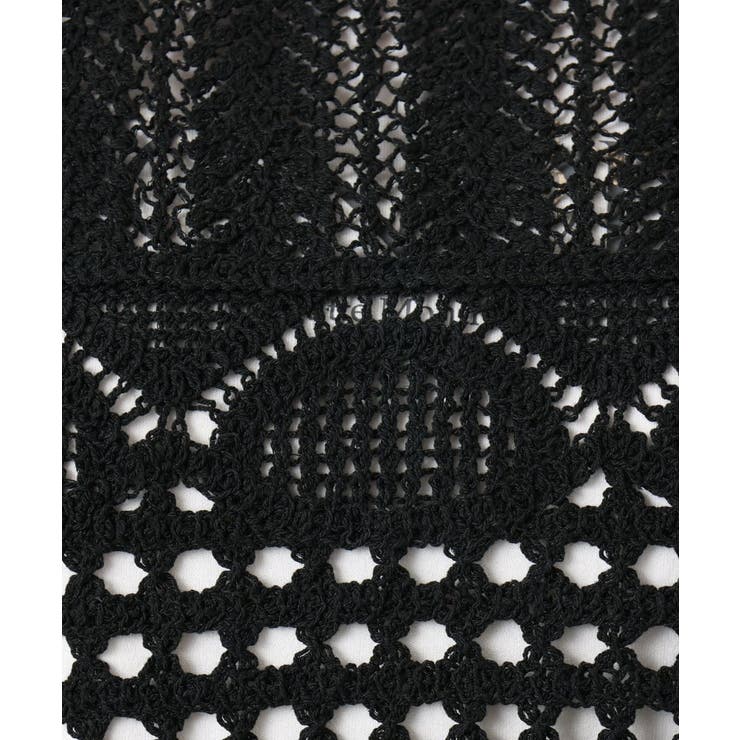 【大きいサイズ】かぎ針風レースベスト | eur3 | 詳細画像20 