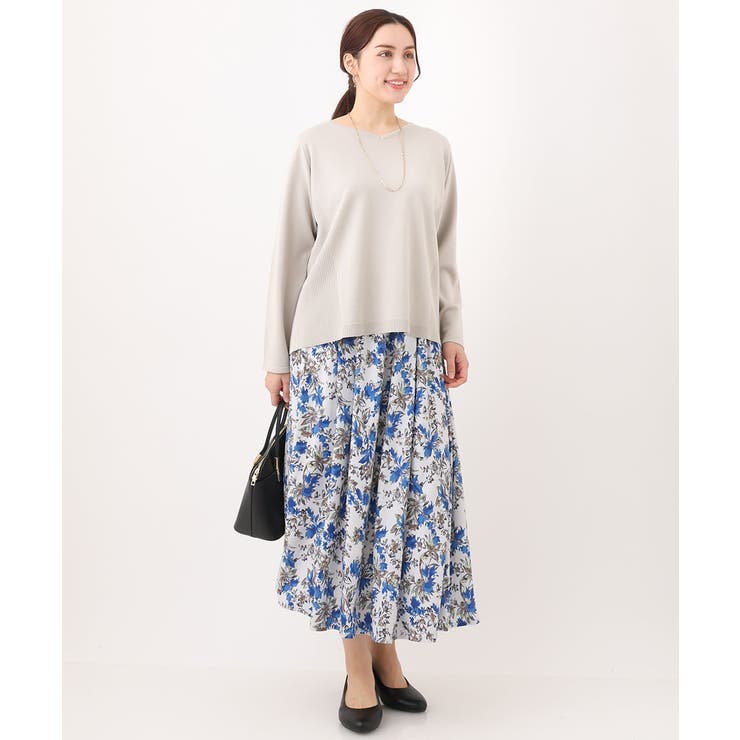 【大きいサイズ】ラメパネルリブニット | eur3 | 詳細画像19 