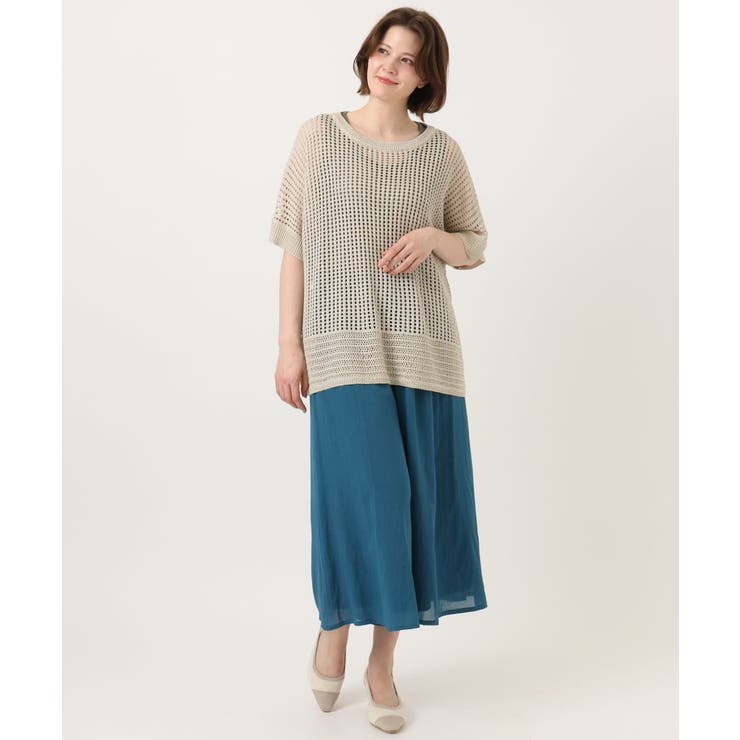 【大きいサイズ/a.v.v×eur3】メッシュラメニット | eur3 | 詳細画像10 