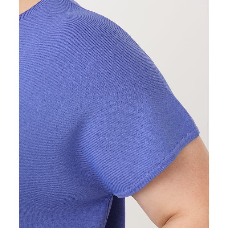 【大きいサイズ/接触冷感】フレンチスリーブサマーニット | eur3 | 詳細画像12 