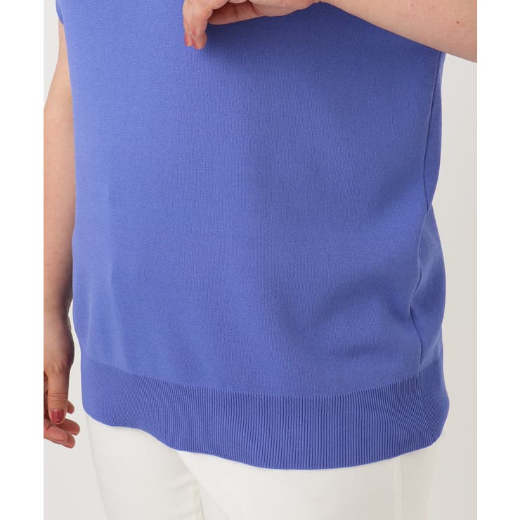 【大きいサイズ/接触冷感】フレンチスリーブサマーニット | eur3 | 詳細画像13 