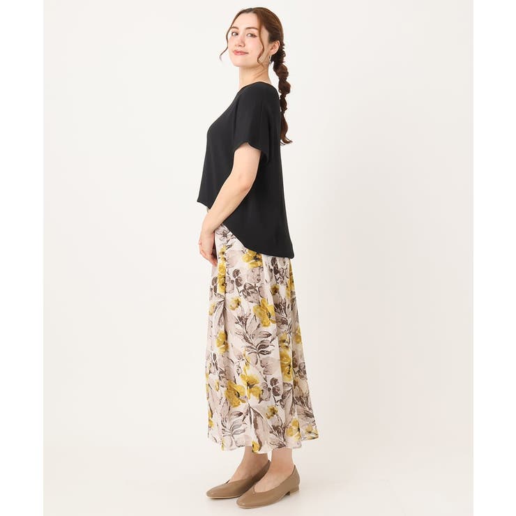 【大きいサイズ/接触冷感】フレンチスリーブサマーニット | eur3 | 詳細画像27 