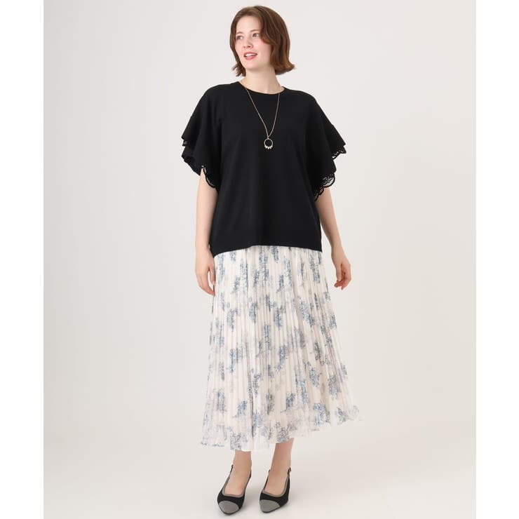 【大きいサイズ/a.v.v×eur3】袖レースサマーニット | eur3 | 詳細画像11 