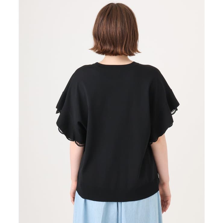 【大きいサイズ/a.v.v×eur3】袖レースサマーニット | eur3 | 詳細画像21 