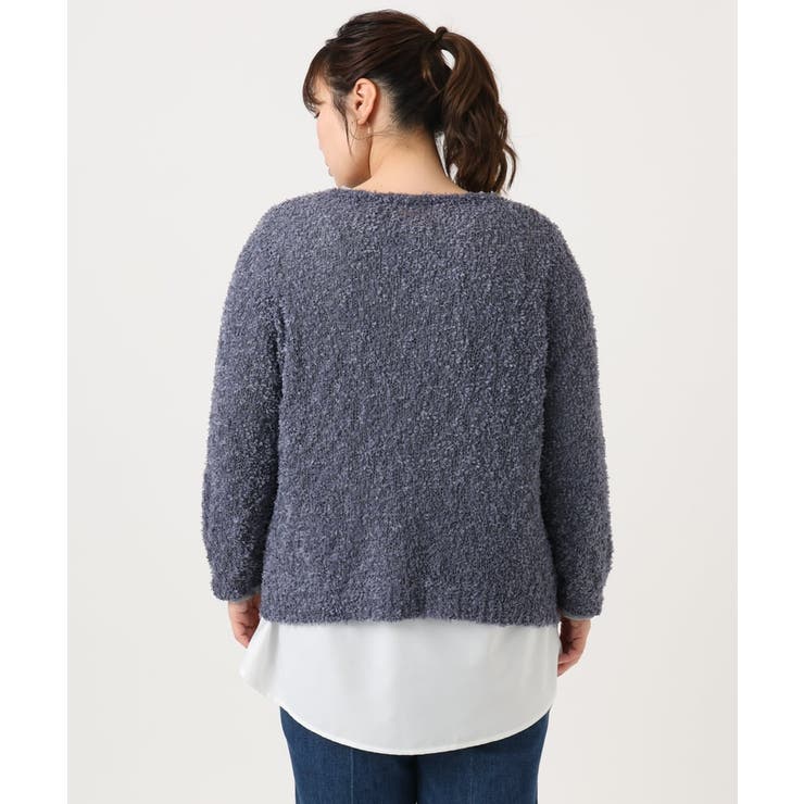 【大きいサイズ】テープヤーンニットプルオーバー | eur3 | 詳細画像22 