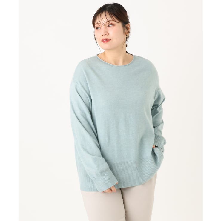 【大きいサイズ】ボクシーシルエットニット | eur3 | 詳細画像11 