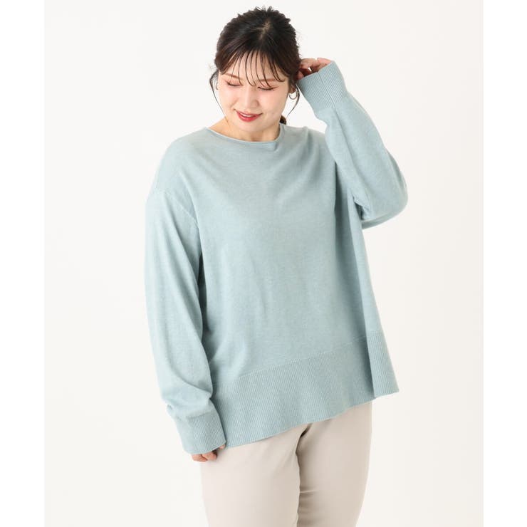 【大きいサイズ】ボクシーシルエットニット | eur3 | 詳細画像13 