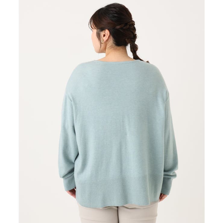 【大きいサイズ】ボクシーシルエットニット | eur3 | 詳細画像15 