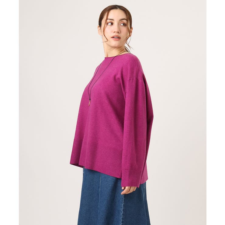 【大きいサイズ】ボクシーシルエットニット | eur3 | 詳細画像2 