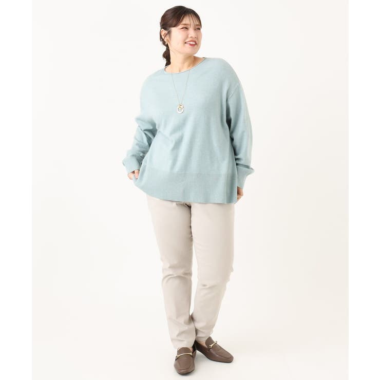 【大きいサイズ】ボクシーシルエットニット | eur3 | 詳細画像21 