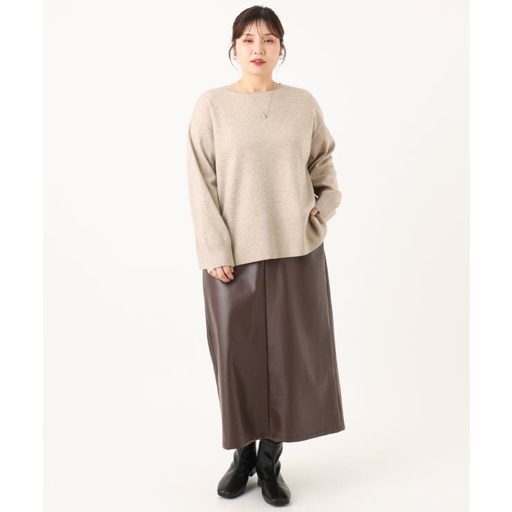 【大きいサイズ】ボクシーシルエットニット | eur3 | 詳細画像29 