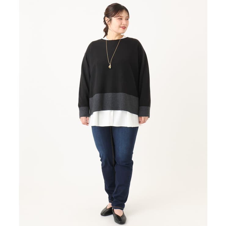 【大きいサイズ】ボクシーシルエットニット | eur3 | 詳細画像31 