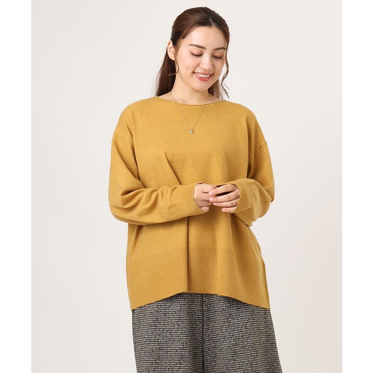 【大きいサイズ】ボクシーシルエットニット | eur3 | 詳細画像5 