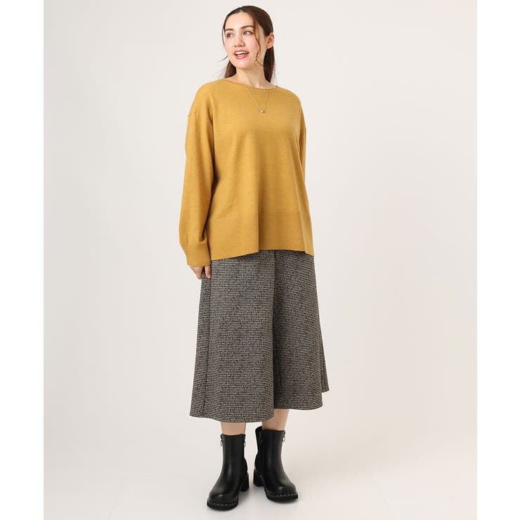 【大きいサイズ】ボクシーシルエットニット | eur3 | 詳細画像6 