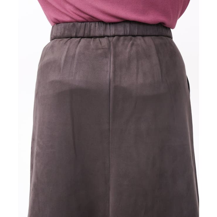 【大きいサイズ/a.v.v×eur3】フェイクスエードタイトスカート | eur3 | 詳細画像15 