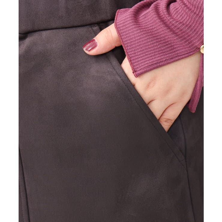 【大きいサイズ/a.v.v×eur3】フェイクスエードタイトスカート | eur3 | 詳細画像17 