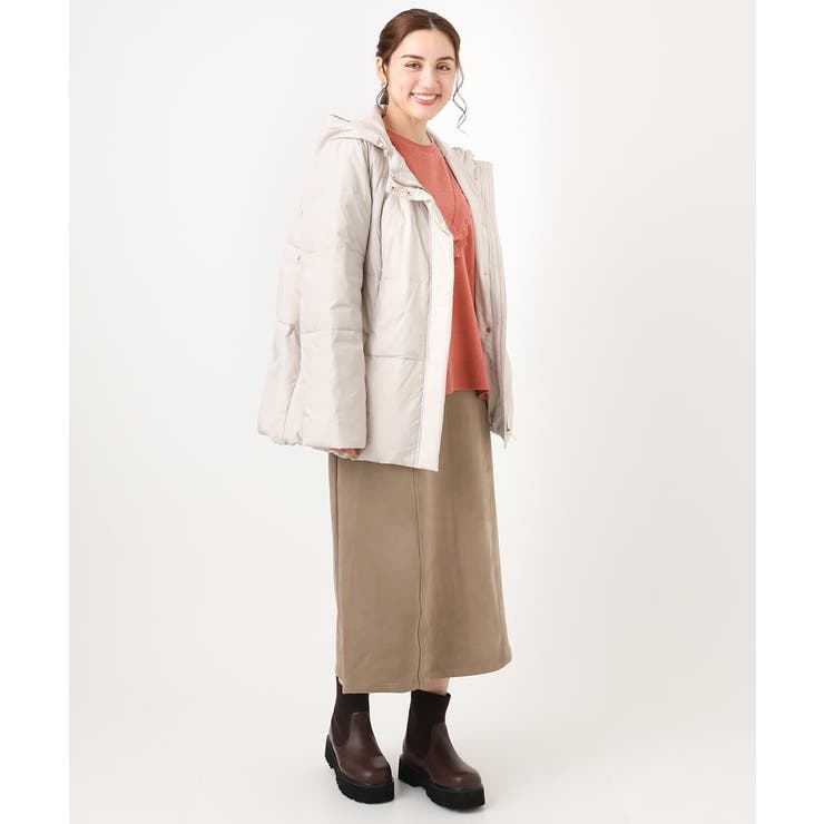 【大きいサイズ/a.v.v×eur3】フェイクスエードタイトスカート | eur3 | 詳細画像3 