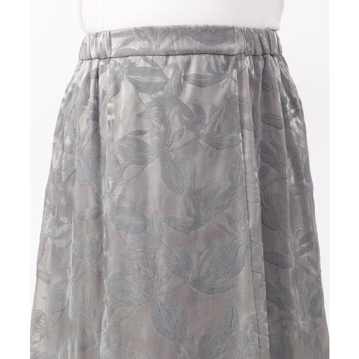 【大きいサイズ】オーガンジーフロッキープリントスカート | eur3 | 詳細画像10 