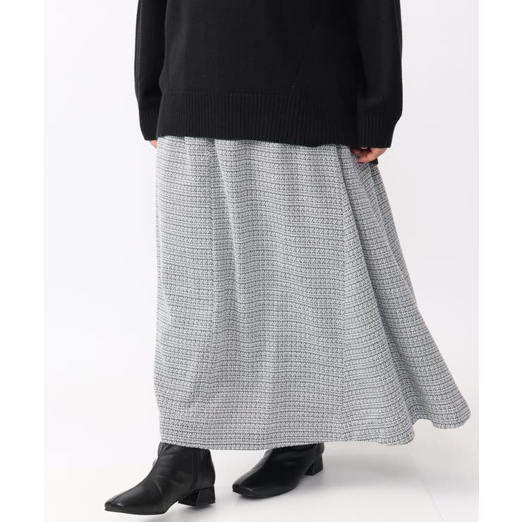 【大きいサイズ】ツイードAラインスカート | eur3 | 詳細画像16 