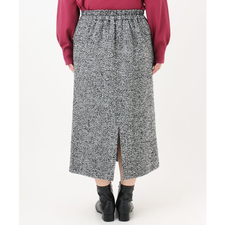 【大きいサイズ/a.v.v×eur3】ツイードタイトスカート | eur3 | 詳細画像10 