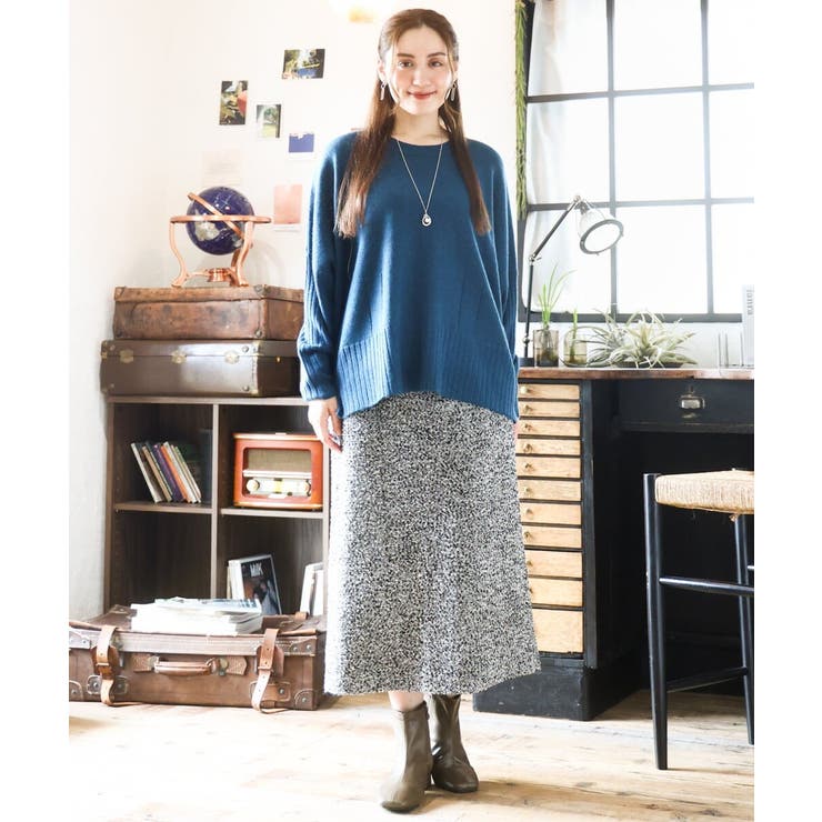 【大きいサイズ/a.v.v×eur3】ツイードタイトスカート | eur3 | 詳細画像3 