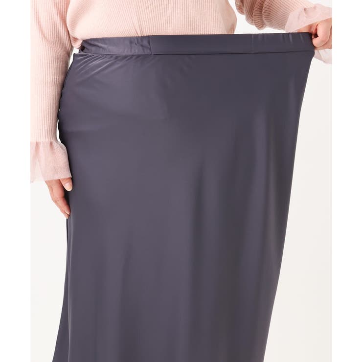 【大きいサイズ】サテンバックフレアスカート | eur3 | 詳細画像15 