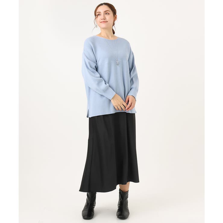 【大きいサイズ】サテンバックフレアスカート | eur3 | 詳細画像21 