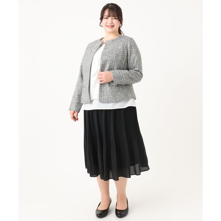【大きいサイズ】シフォンプリーツスカート | eur3 | 詳細画像18 