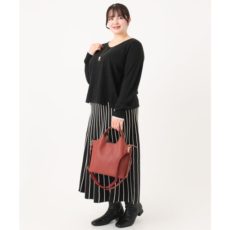 【大きいサイズ】バルキーアクリルストライプスカート | eur3 | 詳細画像22 